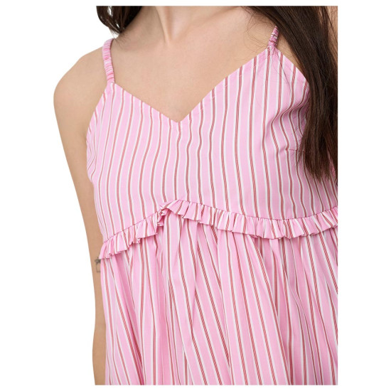 Only Γυναικεία αμάνικη μπλούζα Loris Striped Flowy Top